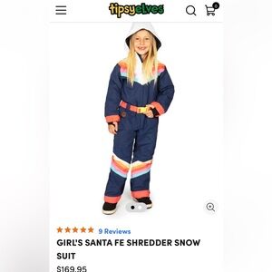 Tipsyelves Kids Rainbow Snowsuit